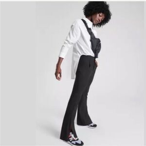 NWT Athleta Black Stellar Flare Trouser Pants!